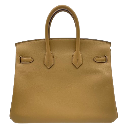 エルメス バーキン 25 ビスキュイ ヴォースイフト シルバー金具 Z刻印