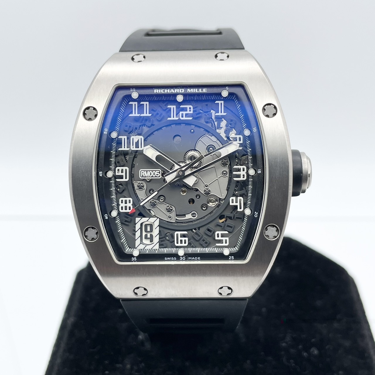 リシャールミル オートマティック RM005 チタン ラバーベルト