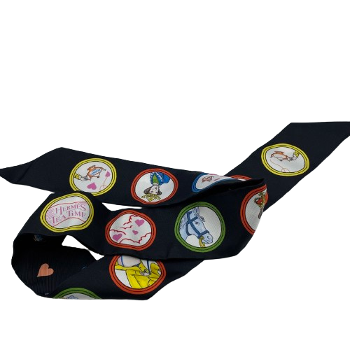 エルメス ツイリー ティータイム ノワール - ブランド品専門店LUXARIA