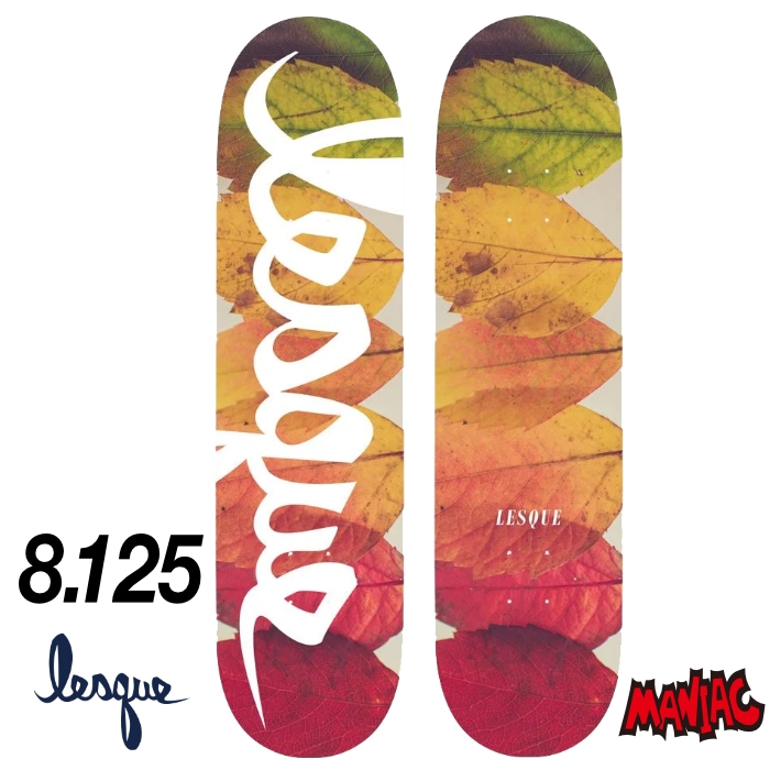 スケボー デッキ スケートボード LESQUE レスケ 8.125インチ