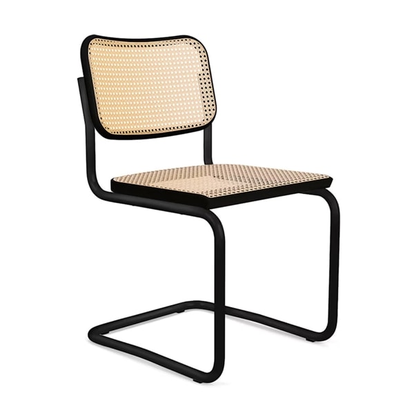 ブロイヤー コレクション チェスカチェア アームレスチェア 籐張りの