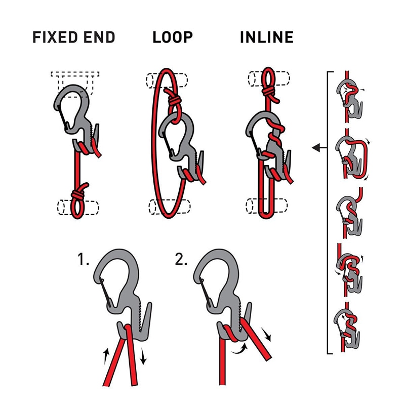 NiteIze ナイトアイズ】FIGURE 9 Carabiner Rope Tightener｜カラビナ