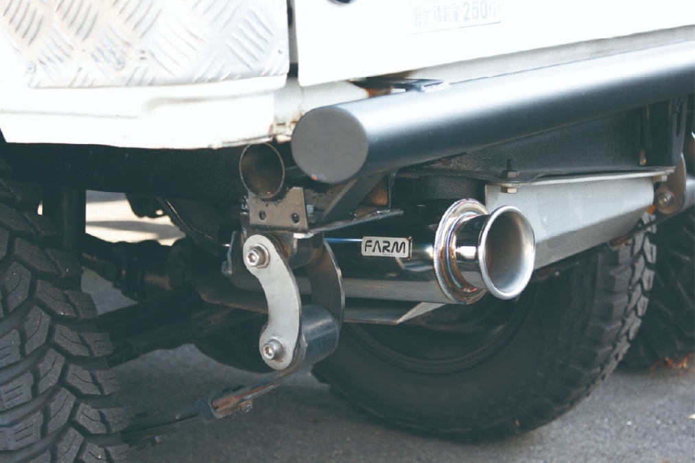 FARM マフラー エキゾーストシステム MUDSTAR JA11・JA51・JB31用
