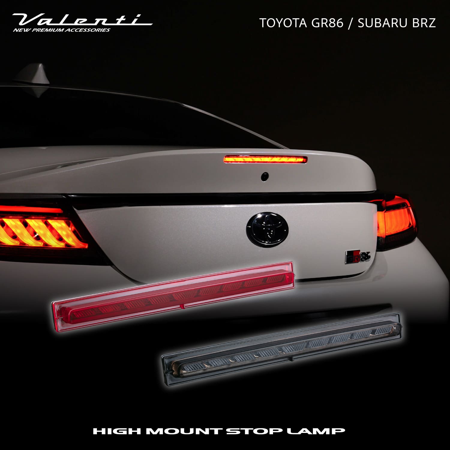 トヨタGR86(ZN8)・スバルBRZ(ZD8)専用ジュエル LEDハイマウント