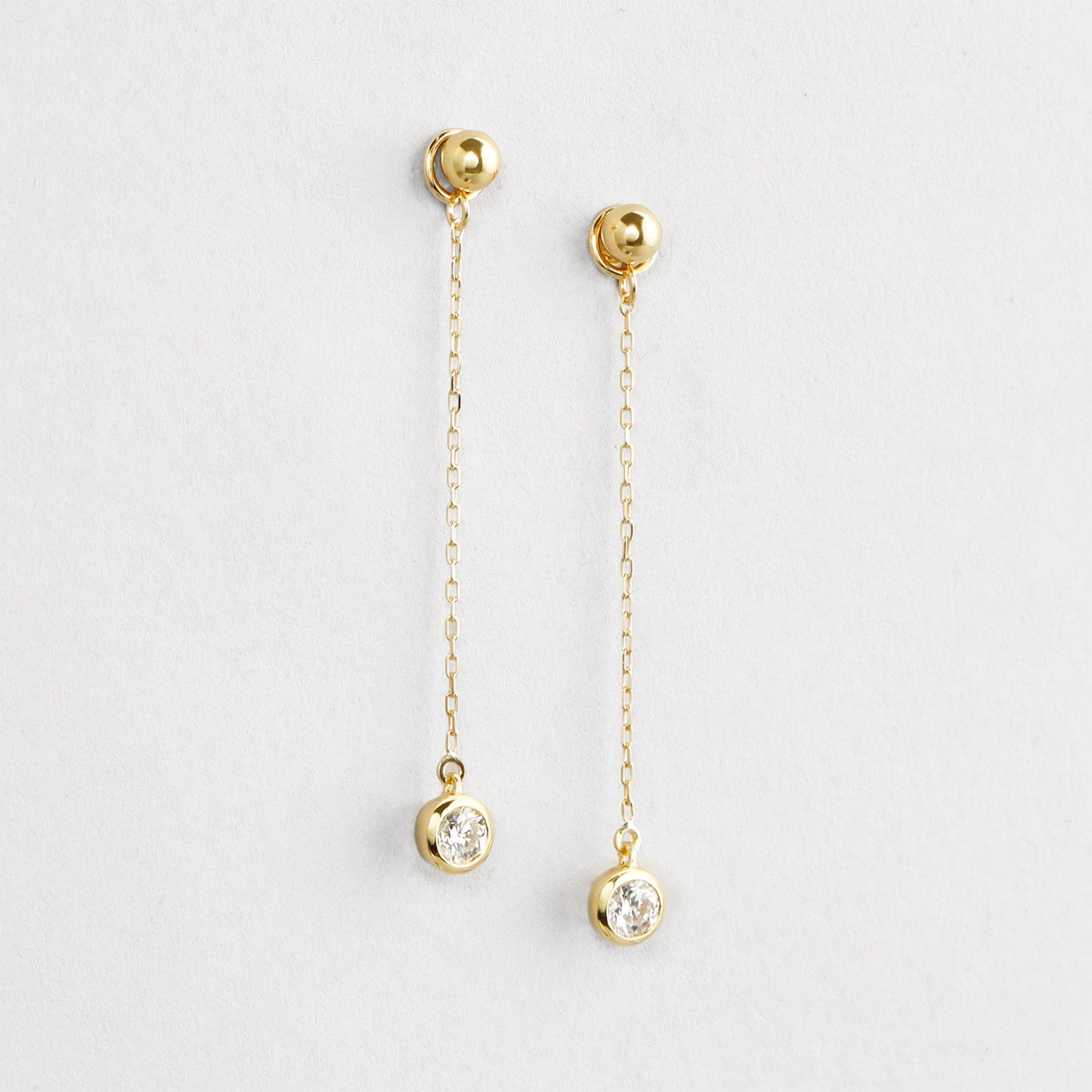 フクリン ダイヤモンド チャームピアス /c0244da ジュエリー専門店