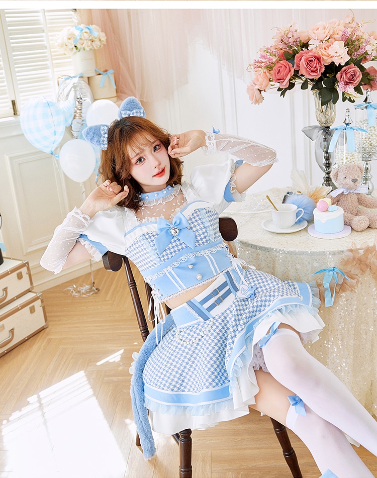 即日発送】【姫宮まほれコラボ】ミルキーマカロンフレンチキャット