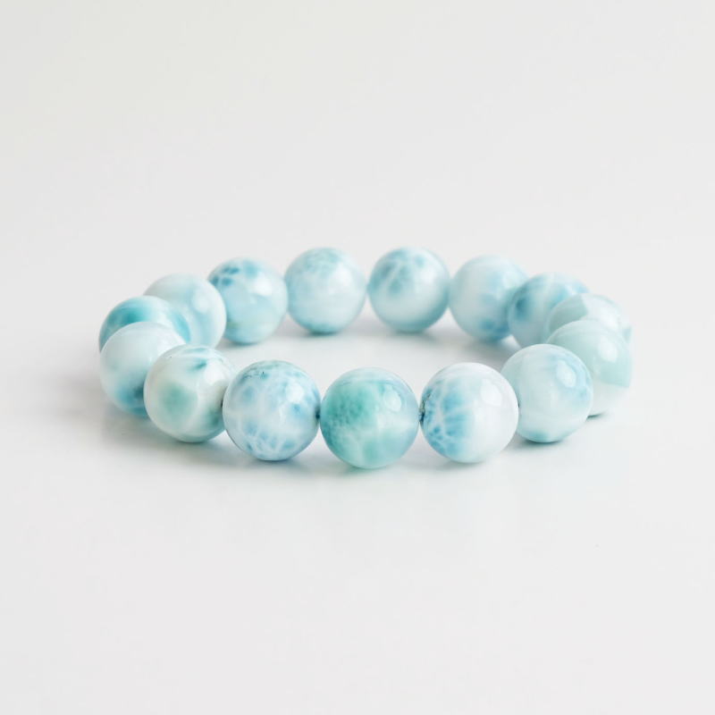 ラリマー丸玉ブレスレット 15mm｜マライカ公式通販