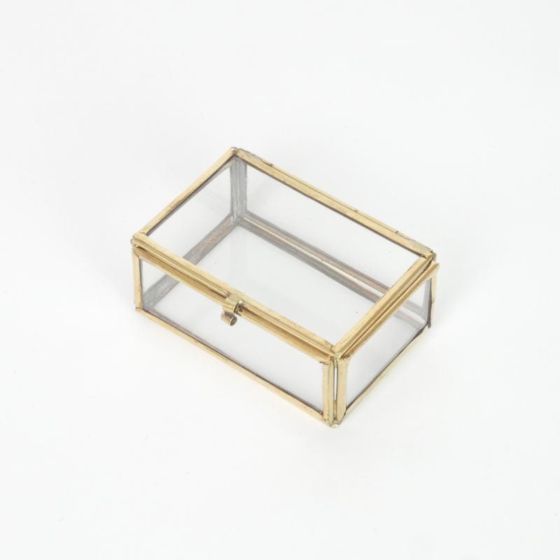 ガラス四角BOX（M）【メール便不可】｜マライカ公式通販