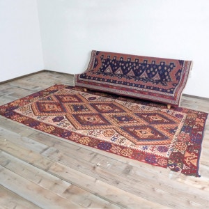 トルコ ヴァン アンティークキリム 155cm×300cm ラグ・マット