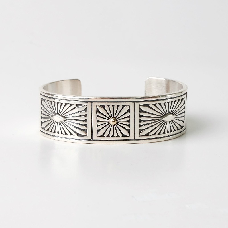 146mm ハワードネルソン 14金 サンバースト バングル｜マライカ公式通販