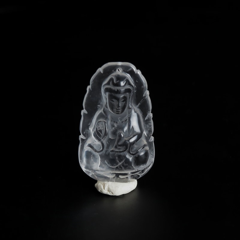 水晶お守り観音菩薩像 【メール便可】｜マライカ公式通販