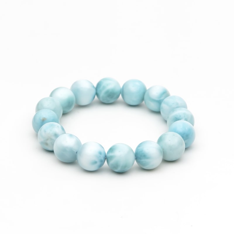 ラリマー丸玉ブレスレット 10mm｜マライカ公式通販