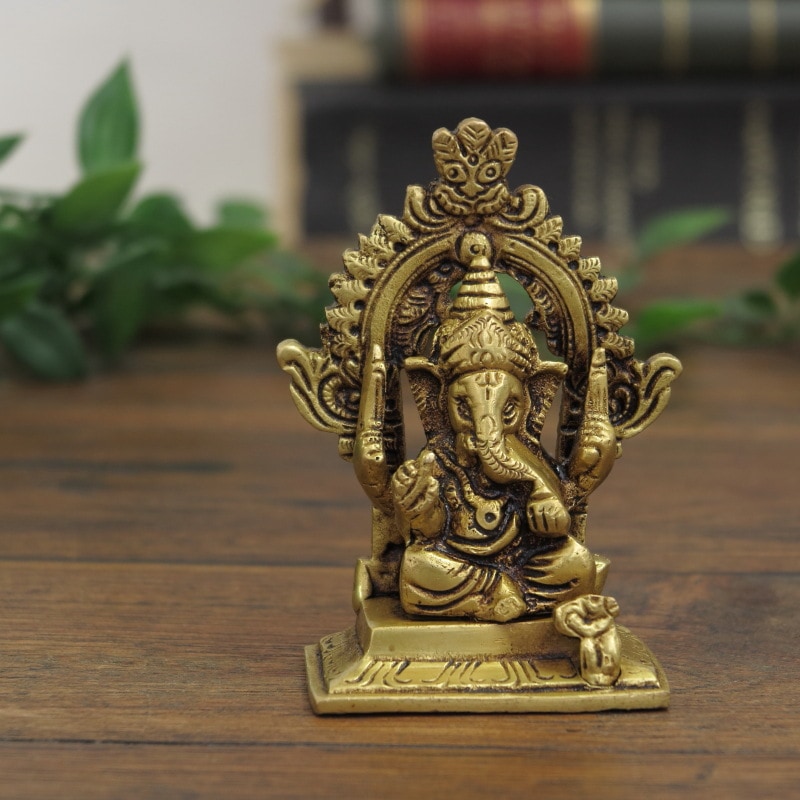 ヒンドゥー教神様 真鍮製ガネーシャ｜マライカ公式通販