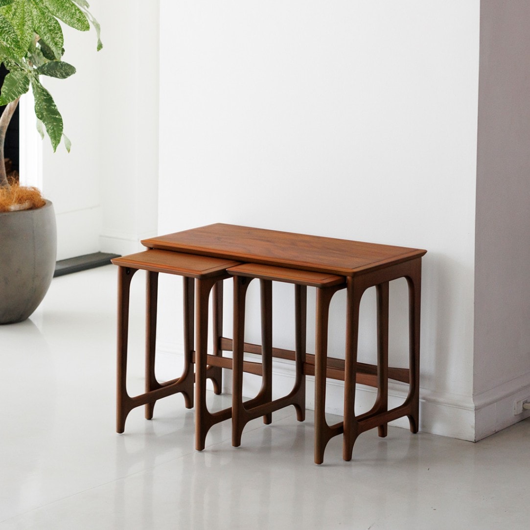 ローズウッドのネストテーブル [MF-053]｜一点モノ家具通販のマルニ