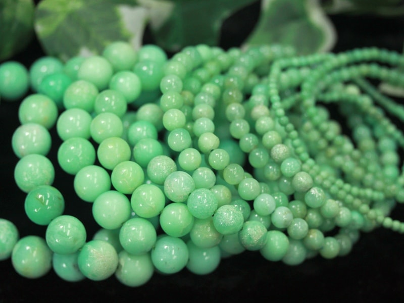 希少！☆発色の良いアップルグリーンカラー☆夢や希望の道を開く石