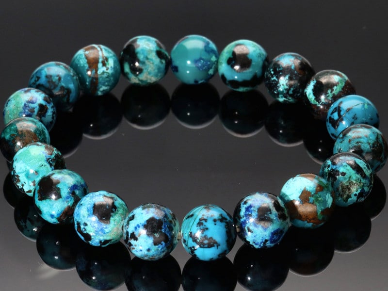 1点物】まるで地球のような美しい色合い☆天然石ブレスレット