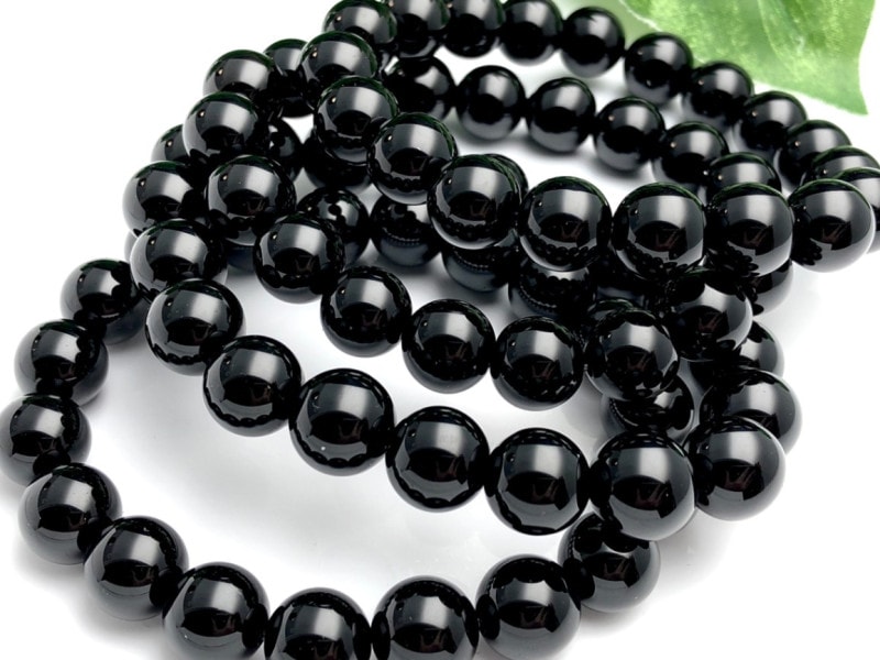 強力な厄除け☆ブラジル産☆4A☆天然石ブレスレット/モリオン