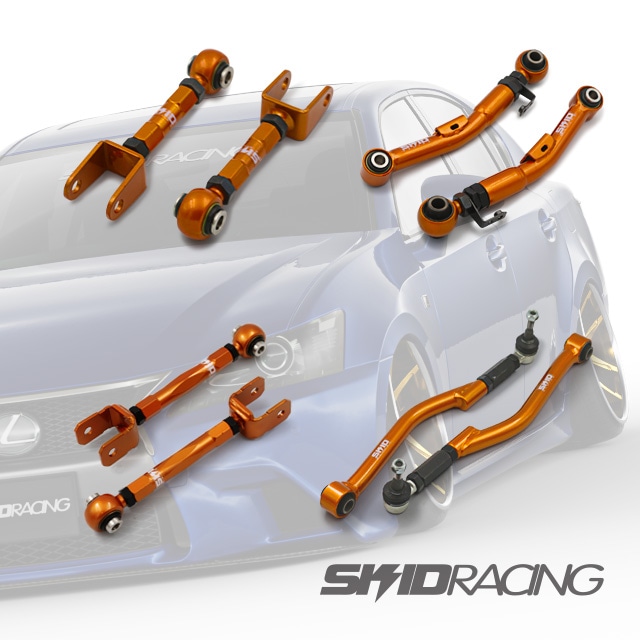 車検OK スキッドレーシング 鬼キャン GRL10 アッパーアーム キャンバー