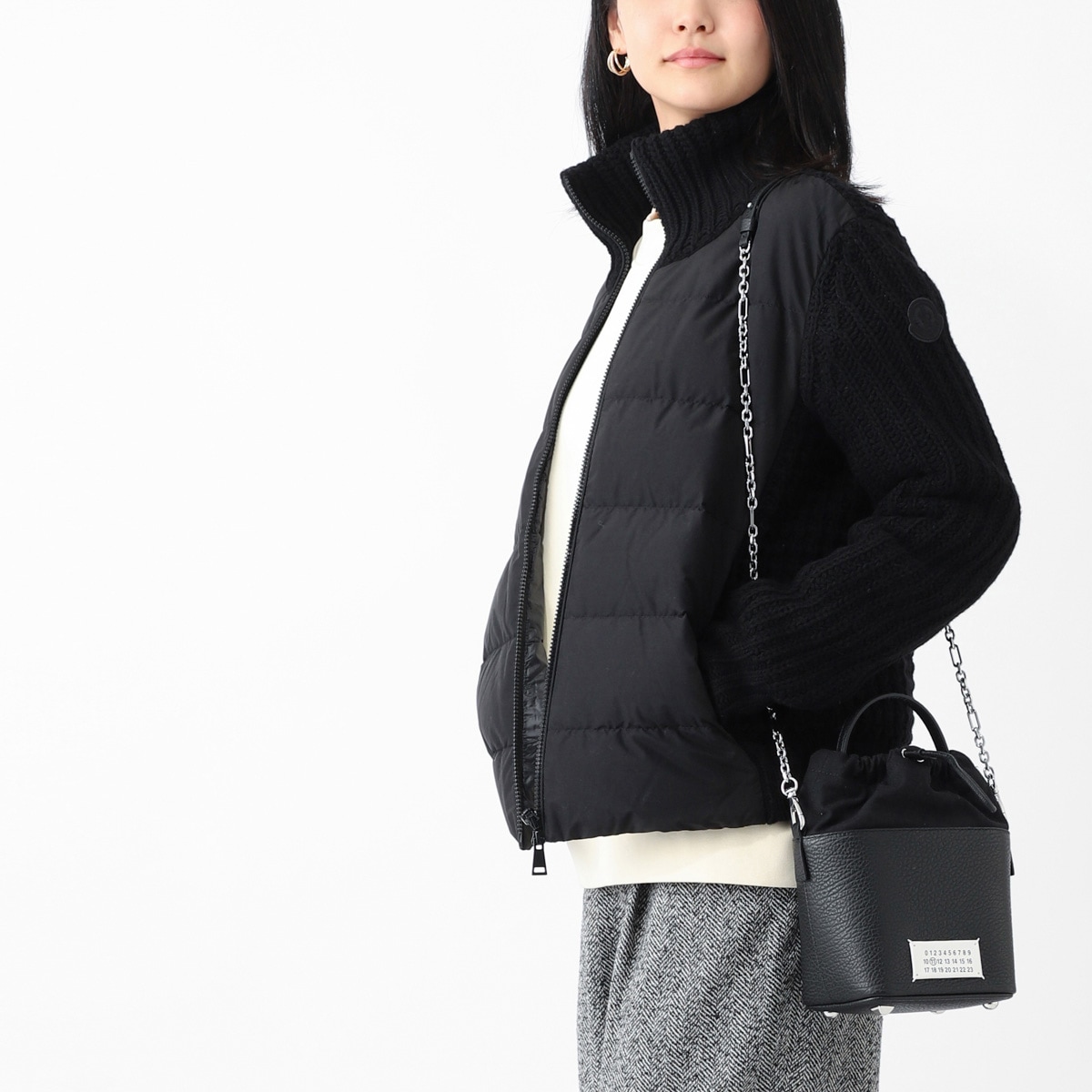 アウトレット】MONCLER モンクレール ダウン切り替え ジップアップ