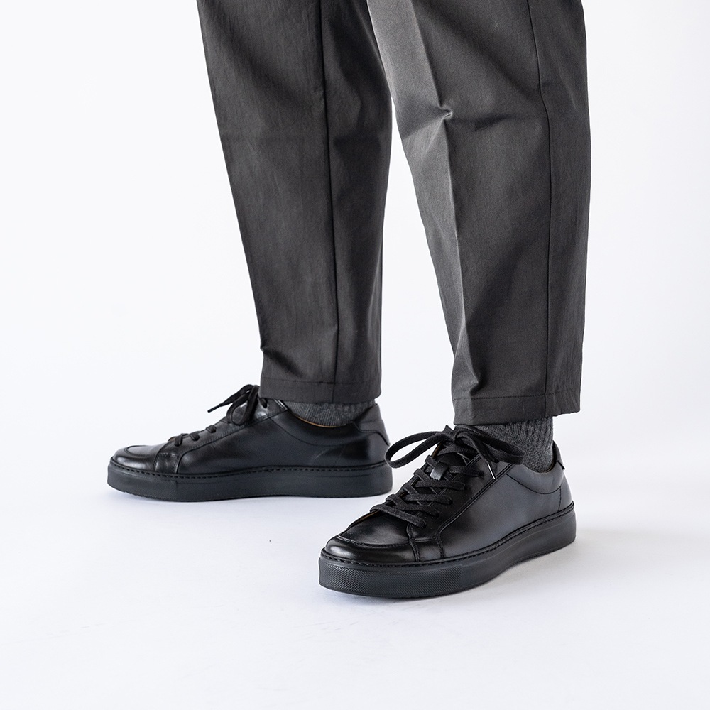 レザースニーカー ビジネス革靴 レースアップ メンズ ALEC アレック