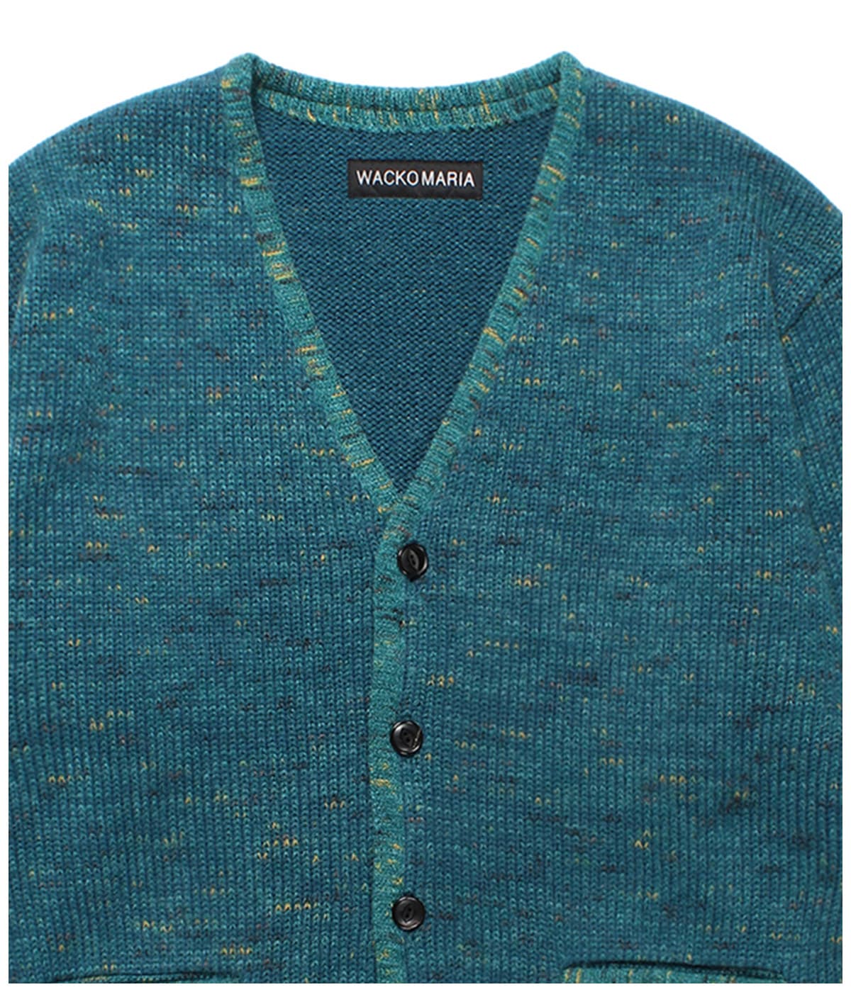 MIX MOHAIR KNIT CARDIGAN【GREEN】｜WACKO MARIA｜MELTING POT（正規