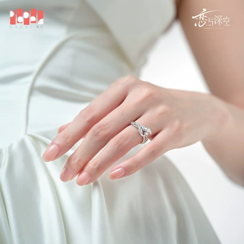 8/17〆】ホムラ・魚尾神誓 カスタム指輪 致朝暮与久長シリーズ 恋