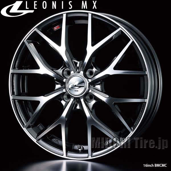 Weds LEONIS MX｜ 16×6.0 +42 100 4H〈4枚〉｜ドレスアップホイール