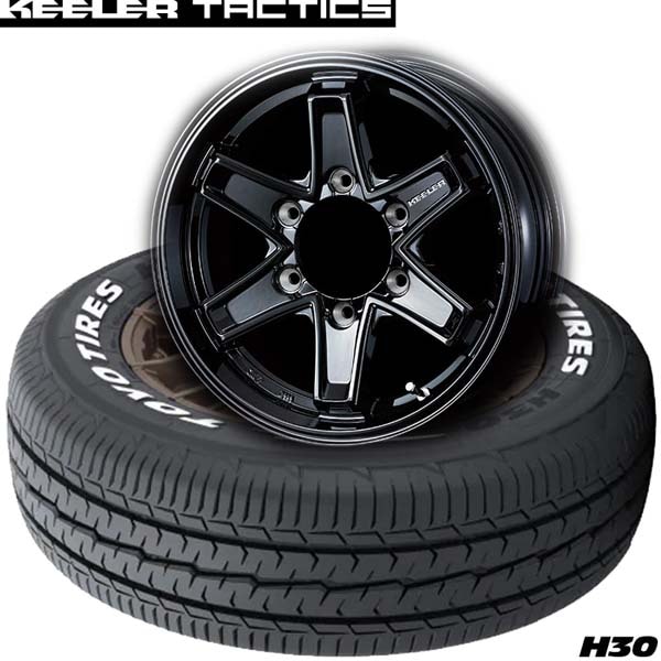 ハイエース｜195/80R15 107/105N｜トーヨー H30＆KEELER TACTICS〈GB