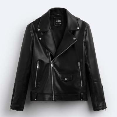 国内完売 ZARA フェイクレザー バイカージャケット 3427/320｜MIRISE