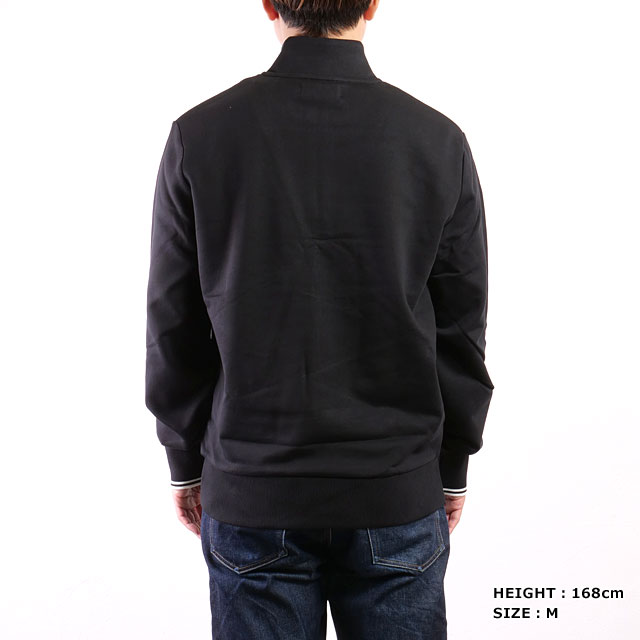 フレッドペリー FRED PERRY メンズ ハーフジップ スウェットシャツ