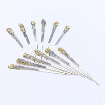 和楊枝 5本セット | 宮本商行オンラインショップ : 銀製品 宮内庁御用達