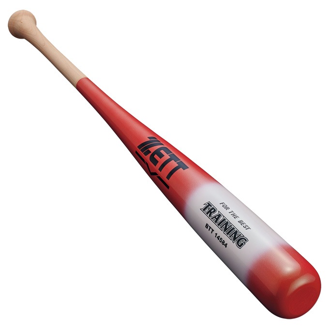 84cm】ZETT（ゼット）限定 木製トレーニングバット 硬式/軟式兼用 実打