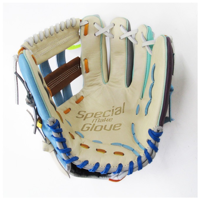 SSK（エスエスケイ）限定 軟式用グラブ カラフルシリーズ 内野手用 761