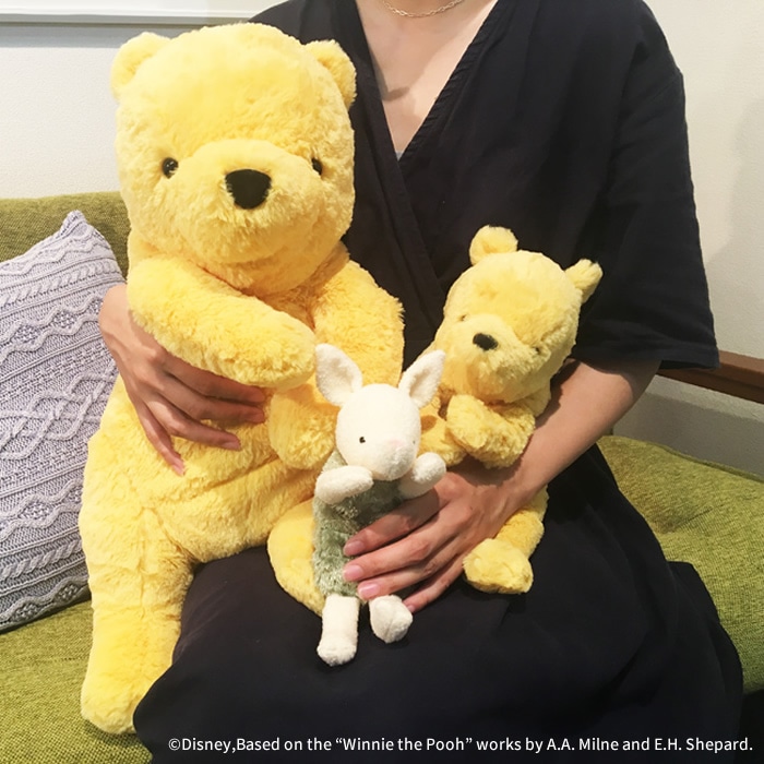 あそんで！クラシック プー Lサイズ|【ぬいぐるみのセキグチ】メーカー