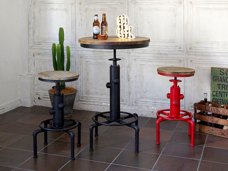 配管デザインのスツール｜インダストリアル | インテリア・家具の通販