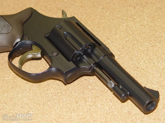HWS発火型モデルガンJ-Police.38S 3インチ HW 新色ブルーブラック