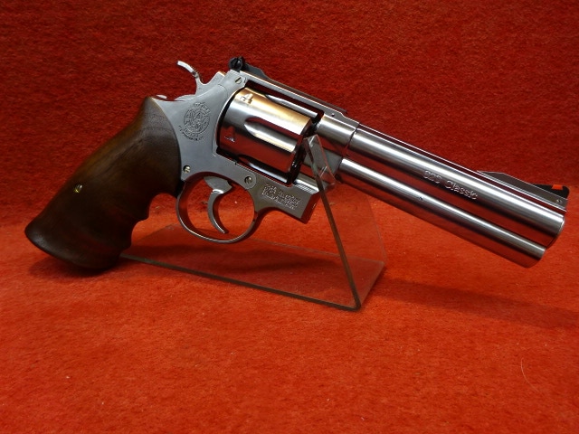 マルシン・S&W M629クラシック.44マグナム シルバー 木製グリップ ABS