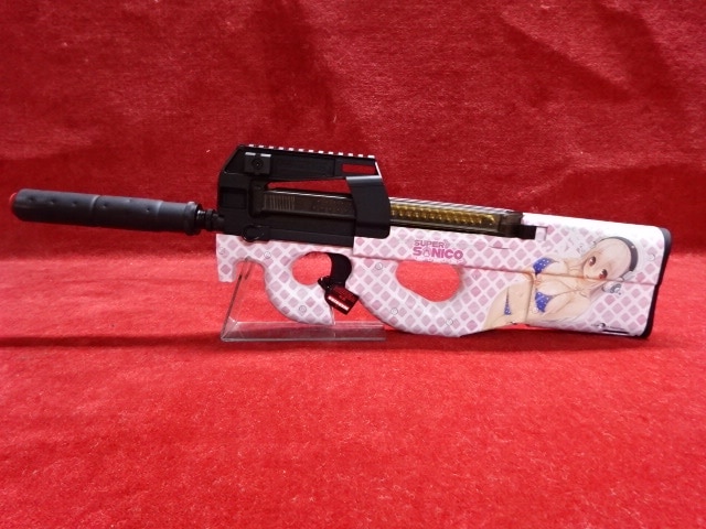 東京マルイ電動ガン P90 パドックオリジナル4Dプリント すーぱそに子