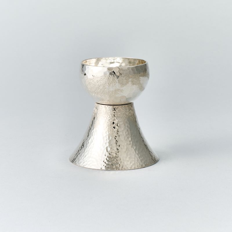 純銀 玉盃 つきみふじ 白 | 銀製品,酒器 | 森銀器製作所公式オンライン