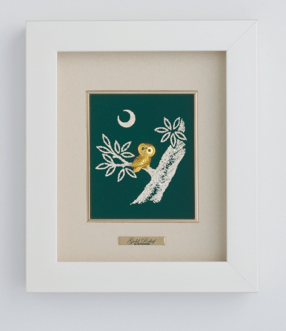 K24アートレリーフ＜フクロウ＞3D | 金製品,光則 | 森銀器製作所公式