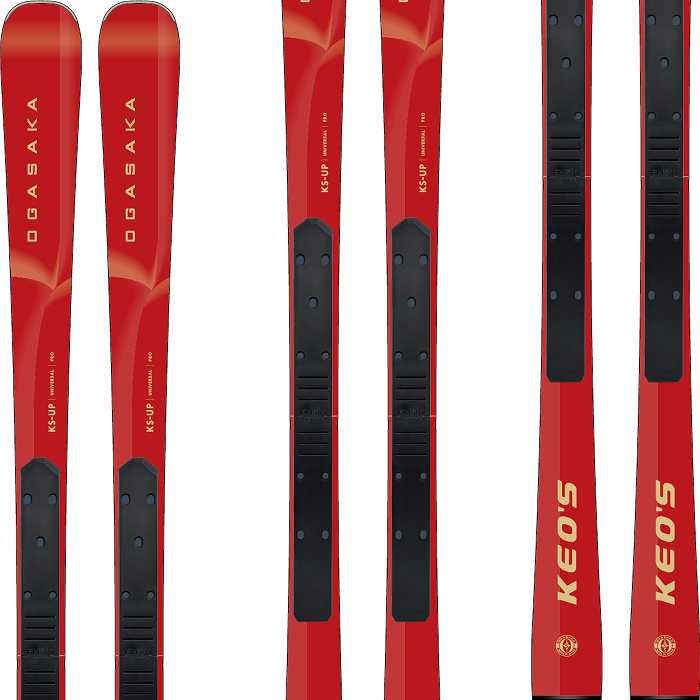 オガサカ スキー板 2026 OGASAKA KS-UP/RD + FM585 ケオッズ KEO'S 板