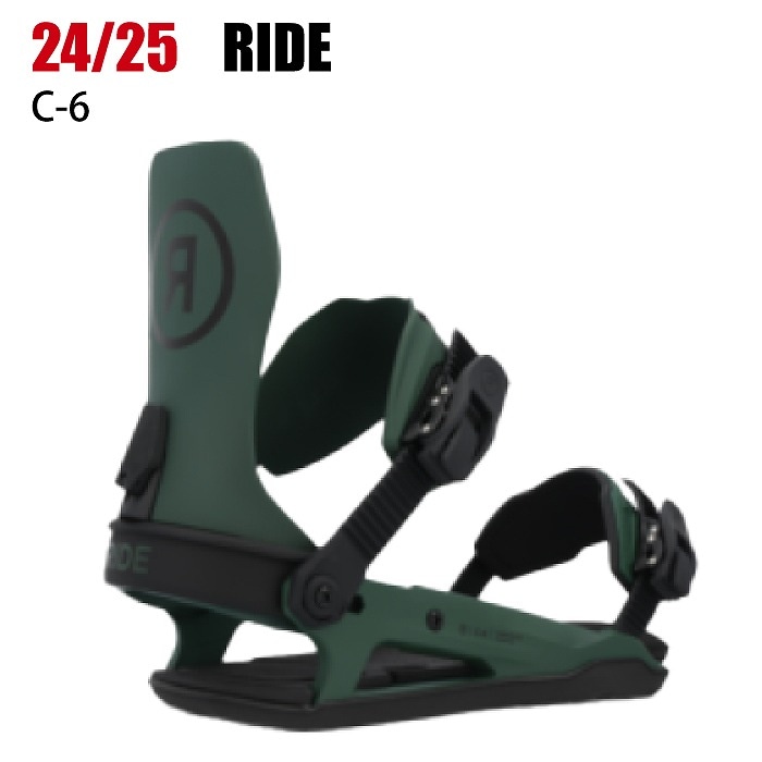 2025 RIDE ライド C-6 MATCHA 24-25 スノーボード ビンディング