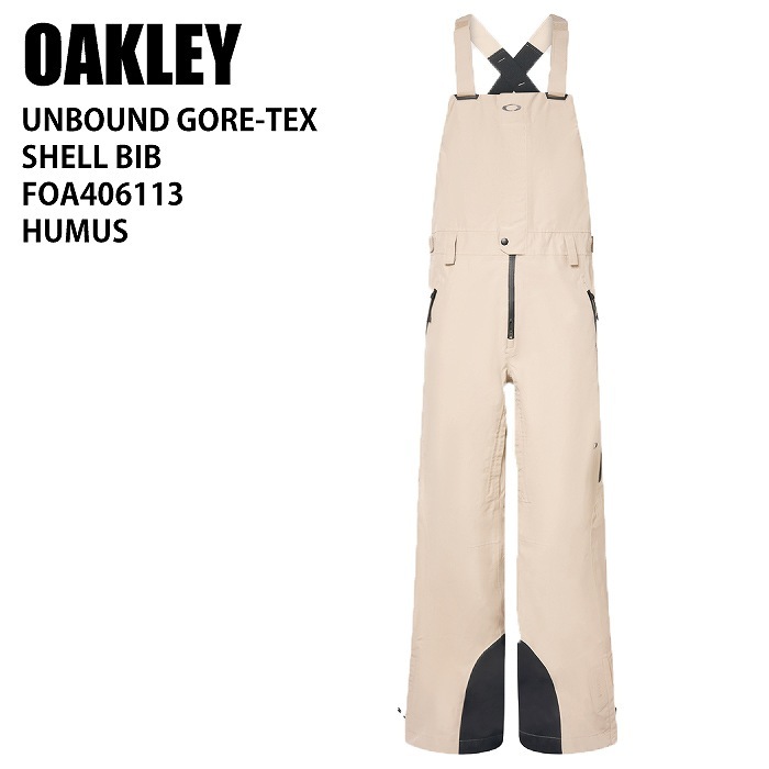 OAKLEY オークリー FOA406113 UNBOUND GORE-TEX SHELL BIB HUMUS 24-25