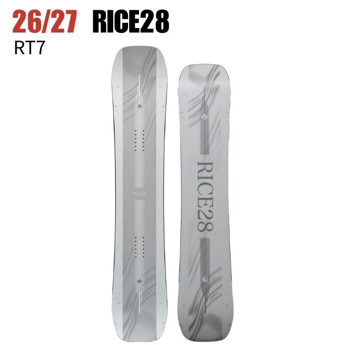 2027 RICE28 ライス28 RT7 26-27 ボード板 スノーボード