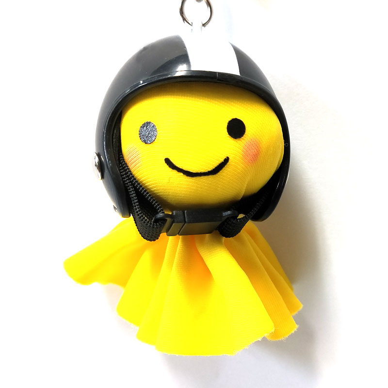 てるぼう＆ヘルメットキーホルダーセット『ベル』 雨 梅雨 てるてる