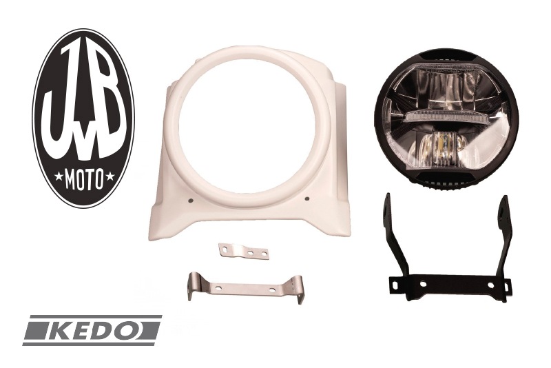 KEDO（JvB Moto） LEDヘッドライト＆カバーキット YAMAHA XSR900/CP3