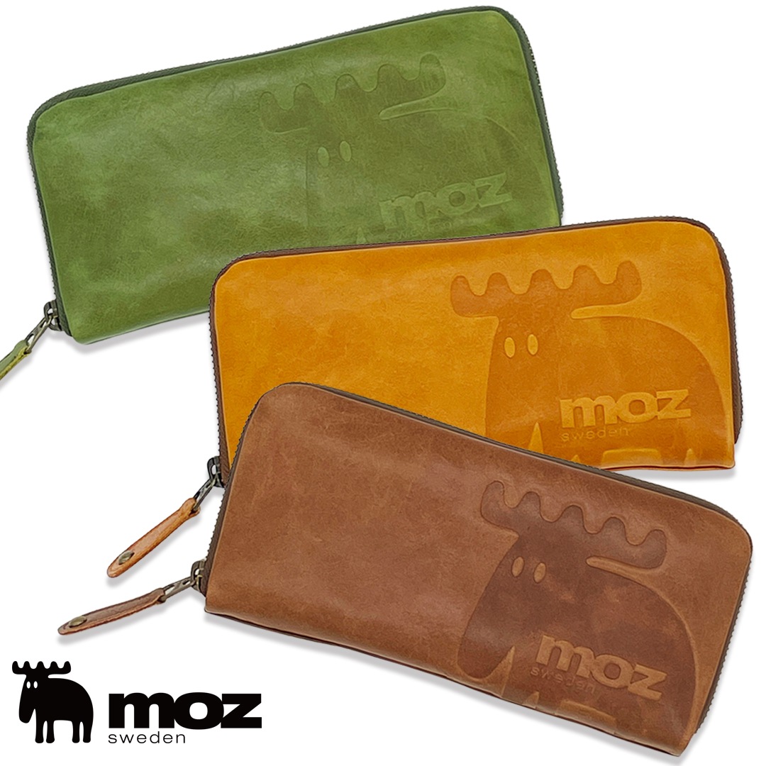 moz/モズ】ラウンド長財布【ELK】[moz86184]