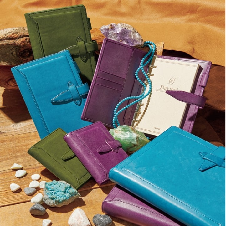 ダビンチ 限定色 ロロマクラシック システム手帳 スギライト