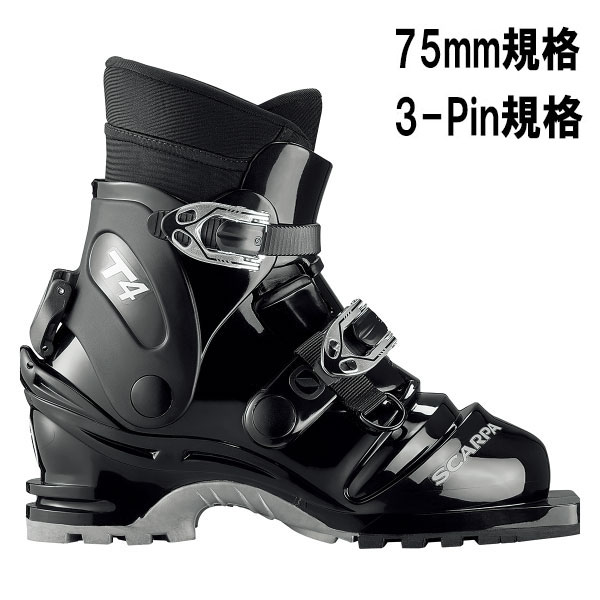 SCARPA スカルパ 25-26 T4 75mm規格 テレマーク バックカントリー