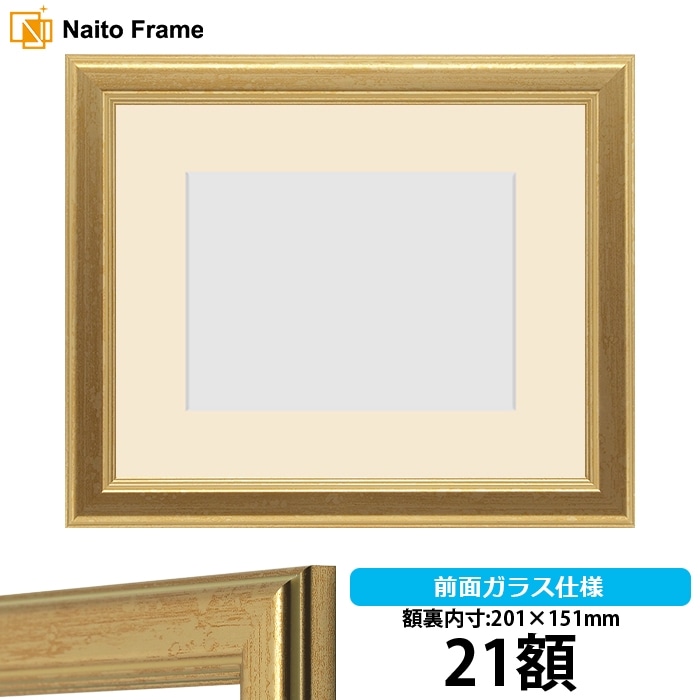 押し花額縁 シャイン/ゴールド 26額（263×213mm） マット付【osbn-C